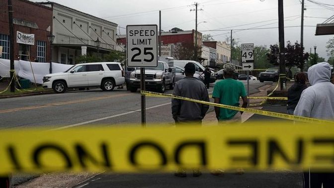 At least another four murdered and twenty-eight wounded in Alabama's mass shooting. Is now a good time to talk about banning firearms?