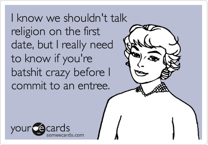 When do you think is the best time to bring up your thoughts on controversial subjects in a relationship like religion or politics?