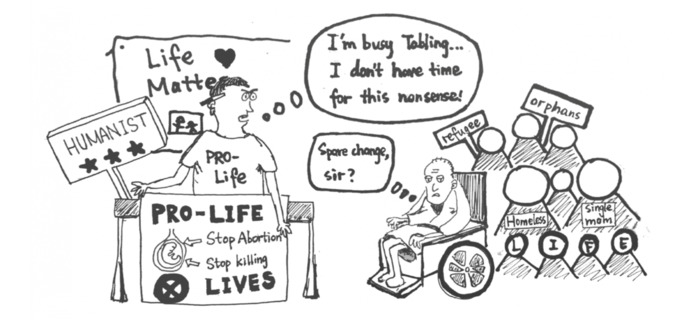 When you hear the Phrase Pro life what is the first thing that comes to your mind?