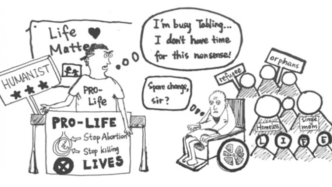 When you hear the Phrase Pro life what is the first thing that comes to your mind?