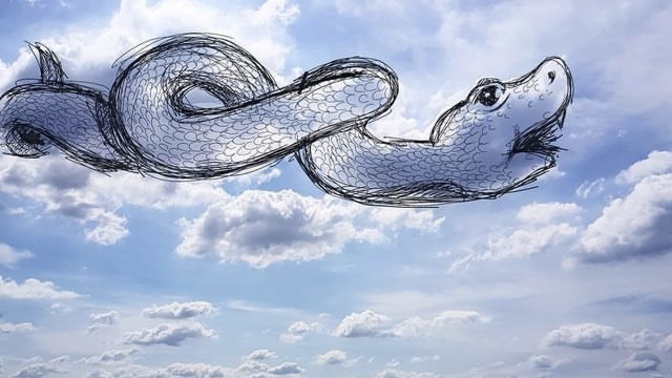 How often do you see shapes in the clouds?