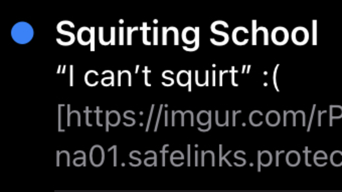 What’s the weirdest email or text you’ve received?