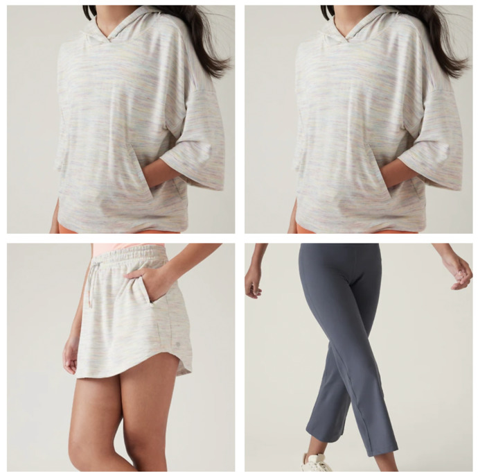 Would you pair this oversized hoodie with the skirt or with the leggins?