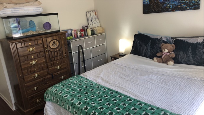 How does this bedroom look? Any advice?