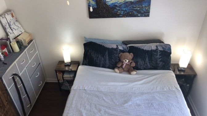 How does this bedroom look? Any advice?