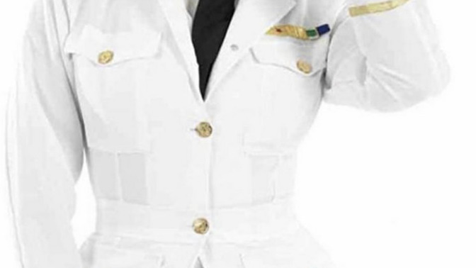 This isn’t me but it’s a navy uniform. Does it look sexy?
