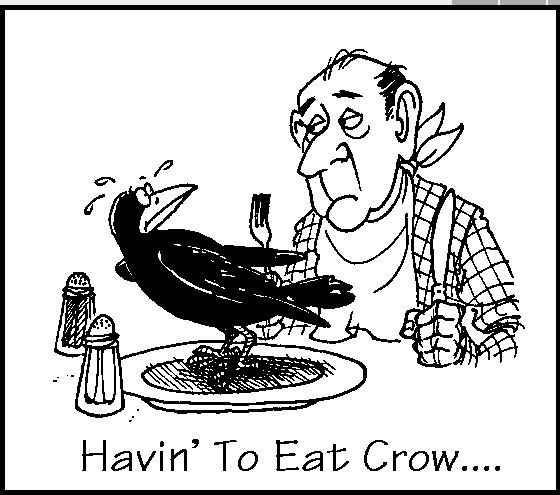 For the Fox News folks and Trump minions - How does Crow Taste?