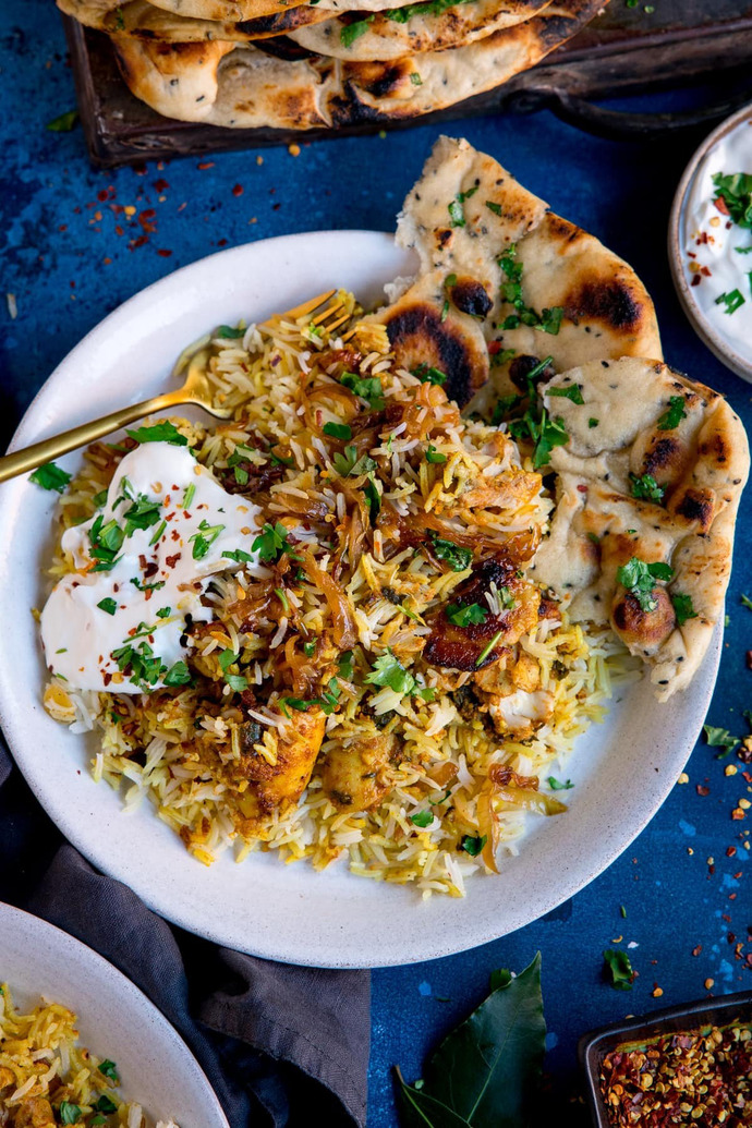 4. chicken biryani