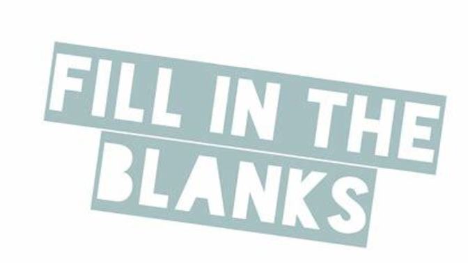 How would you fill in these blanks: “I’m _____ & _____”?