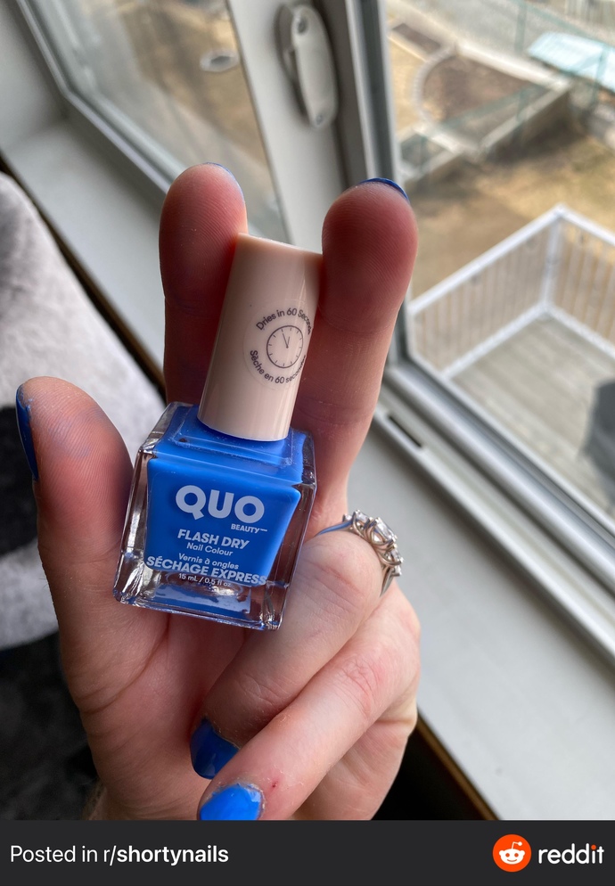 Gone blue for spring! what’s your favourite spring nail colour?