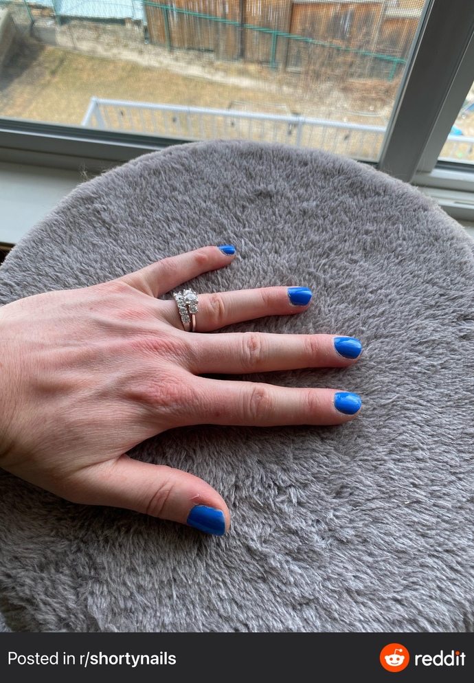 Gone blue for spring! what’s your favourite spring nail colour?