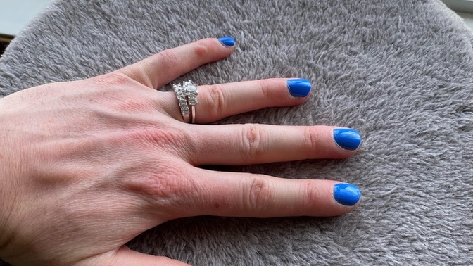 Gone blue for spring! what’s your favourite spring nail colour?