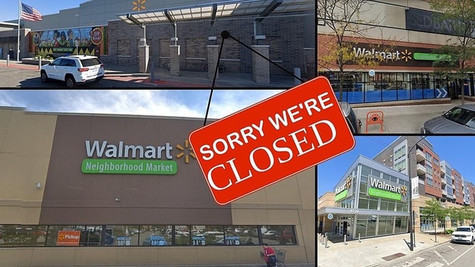 What are your opinions on Walmart locations closing down permanently in Chicago locations due to massive theft and looting?