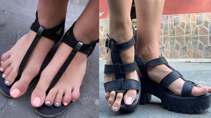 Can you wear open shoes if one of your toes is much longer?