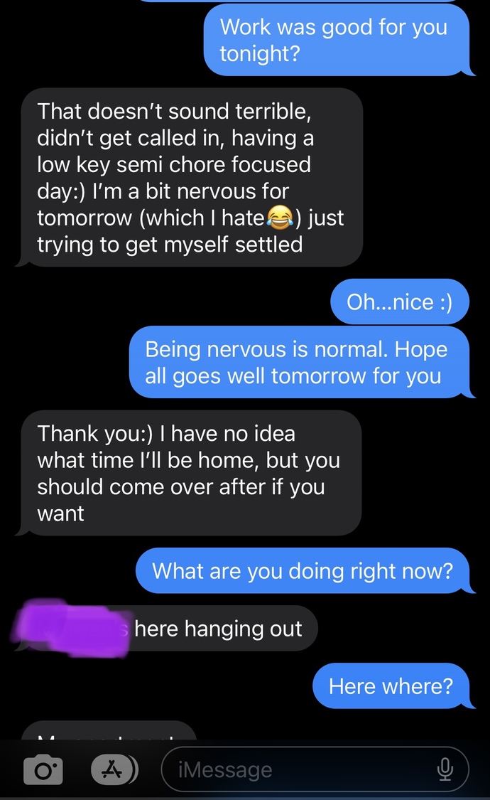 Was I being passive aggressive?