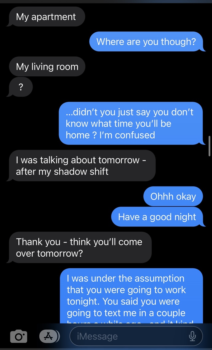 Was I being passive aggressive?