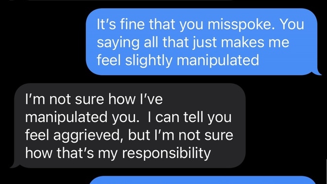 Was I being passive aggressive?