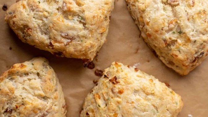 Would you eat Irish Cheddar & Caramelized Onion Beer Bread Scones?