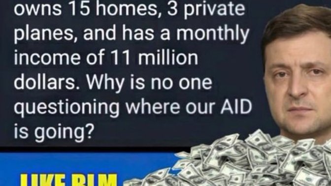 Why is the president of Ukraine so rich?