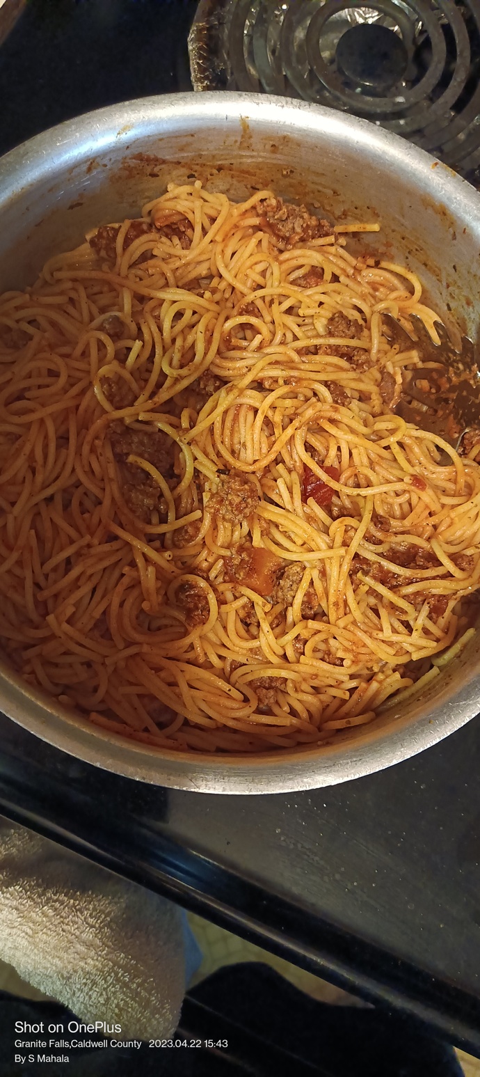 Spaghetti Saturday: how does it look?