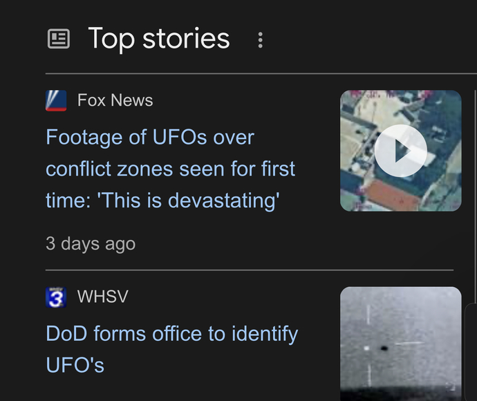 My god…conflict zones. Wait, could it be flying projectiles?