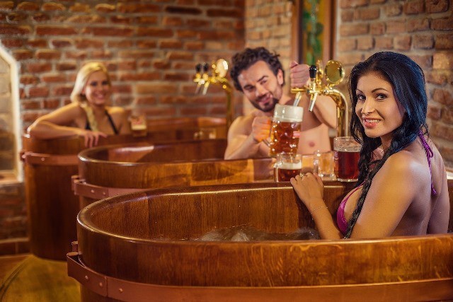Do you drink beer in the bath?