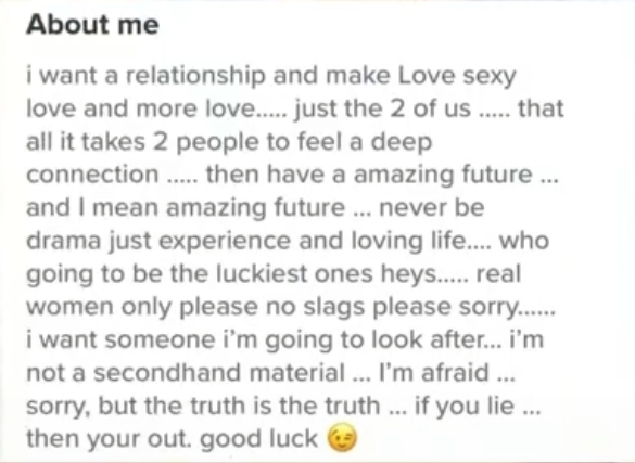 Men say we have the pick of the litter on dating apps but do they realize these are the options?