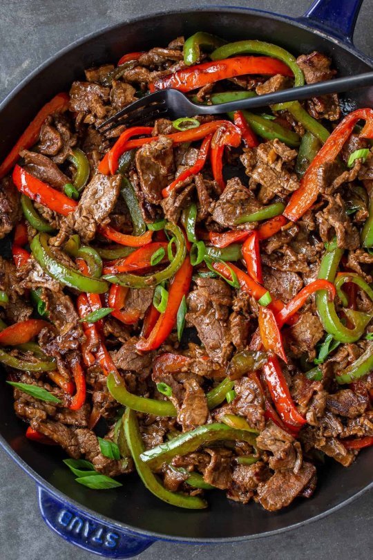 pepper steak stir fry