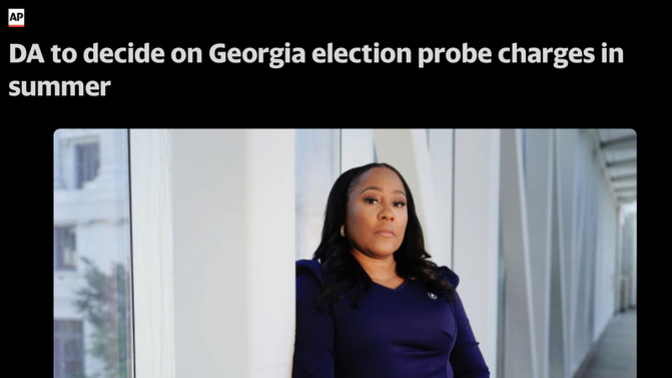 You think Georgia will prosecute Trump?