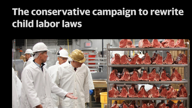 Oh good, children should be hard at work, shouldn’t they?