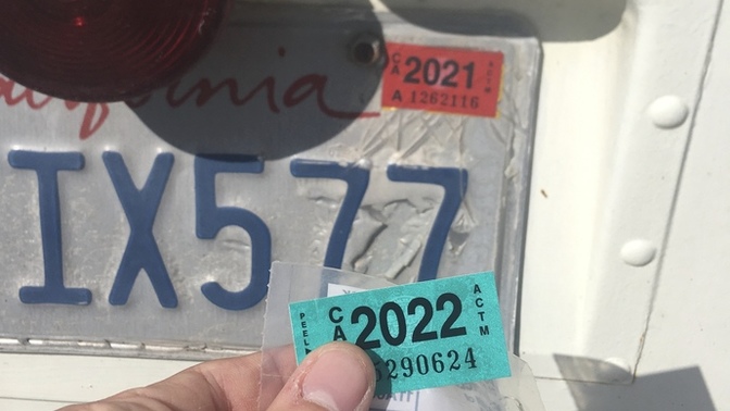 Do you think it’s a scam to have to register your car ever single year? Why is that necessary?