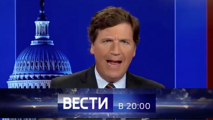 Comrade Carlson is going to RT Television - What is he going to report on there?