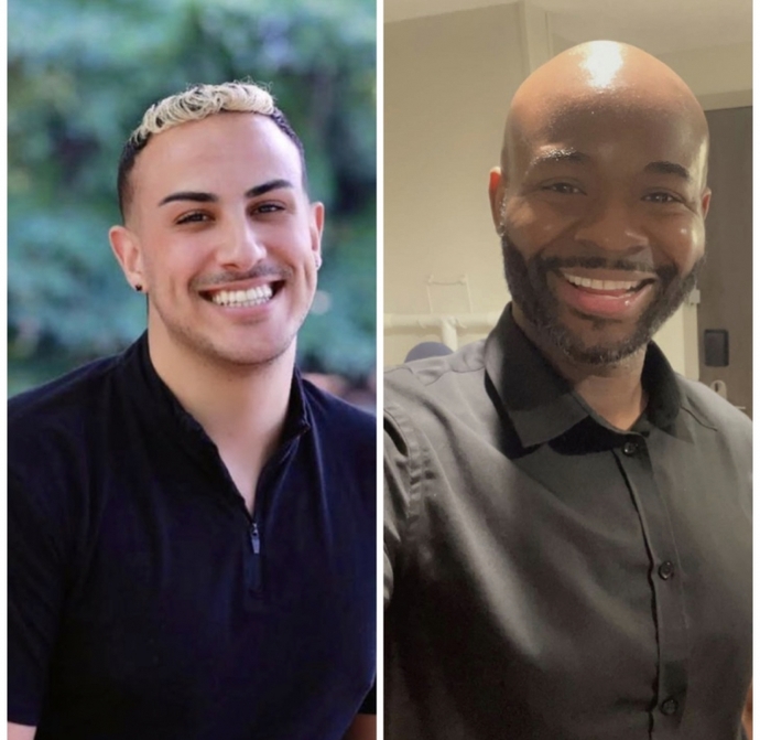 I’ve adopted the left guy’s hair style.