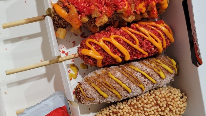 Have you tried a Korean corn dog?