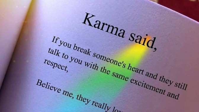 Is karma real when it comes to relationships?