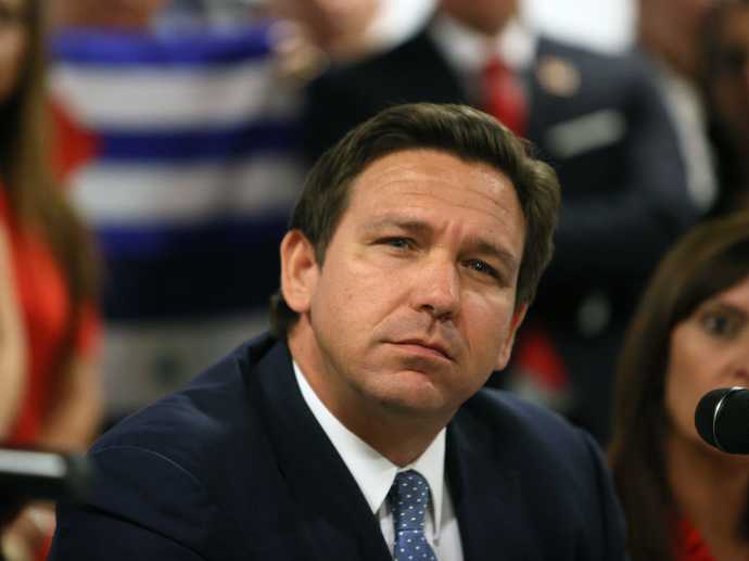 Who is DeSantis more afraid of?