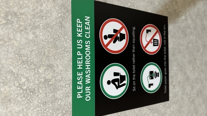 Does anyone actually use the toilet like this?