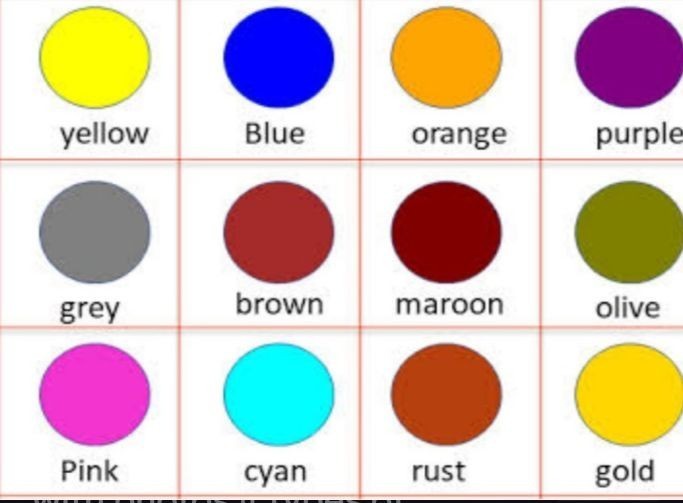 Which of these colors do you like?