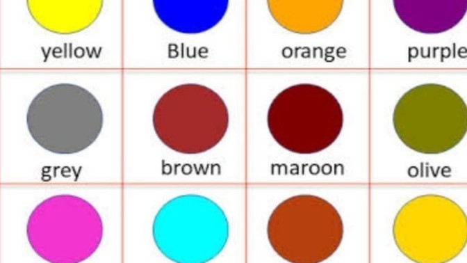Which of these colors do you like?