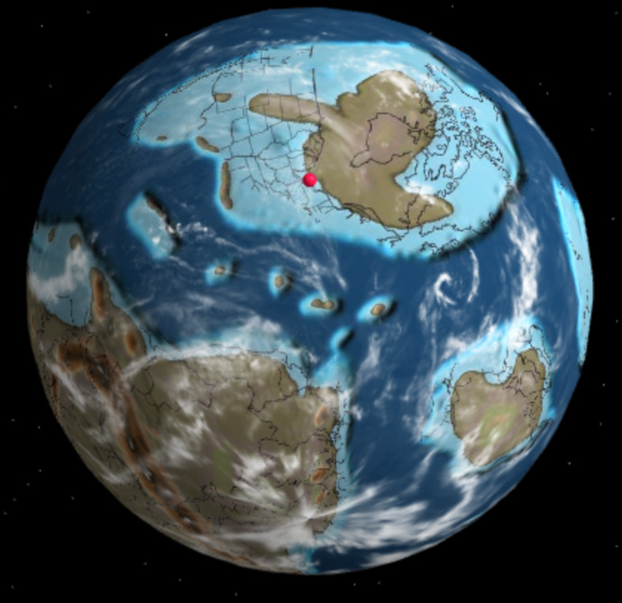 500 million years ago - my hometown