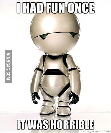 Marvin: Hitchhiker's Guide to the Galaxy