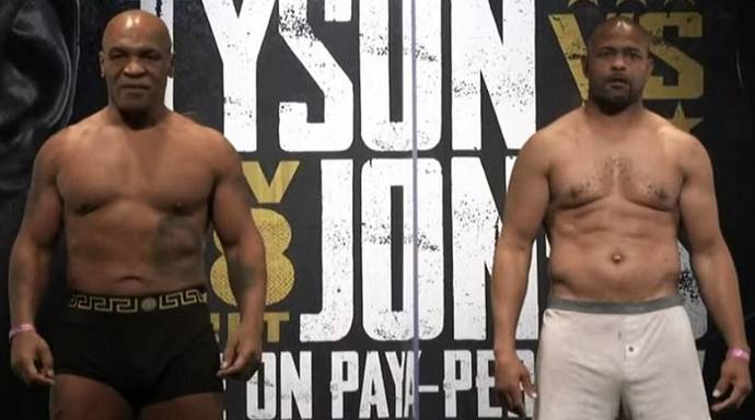 Prime Mike Tyson vs. Prime Roy Jones Jr., 15 rounds. Would Tyson walk right through Roy? Or would Jones outbox Tyson?