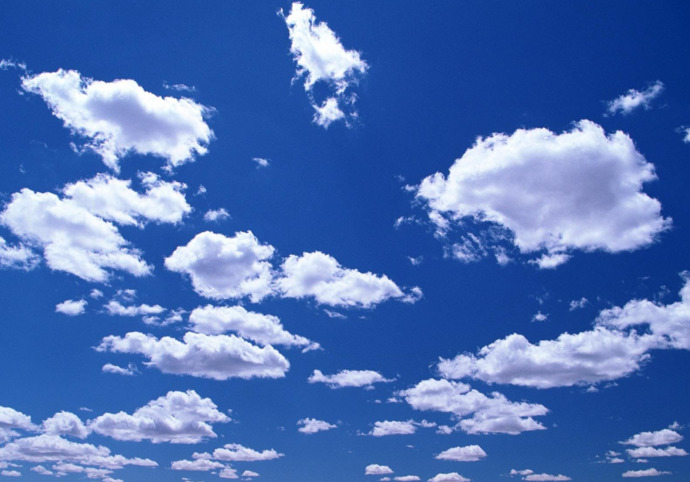 Is the SKY BLUE?
