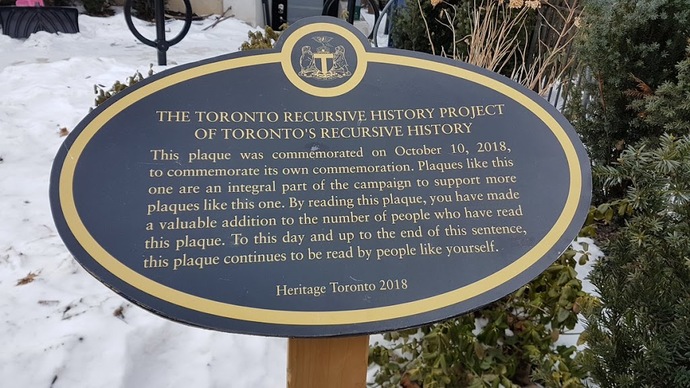 What do you think of this RECURSIVE PLAQUE?