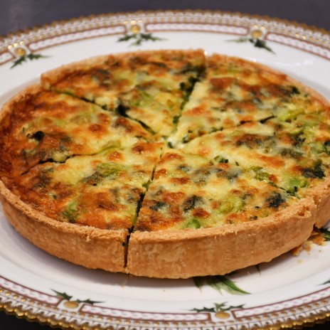 Is the coronation quiche a quiche or a tart?
