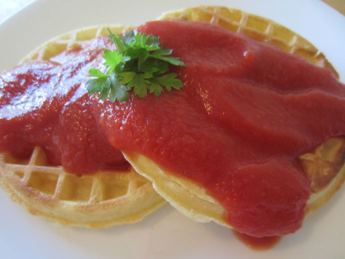 Does ketchup belong on waffles?