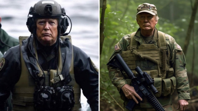 What’s with all the photoshop of Trump? Do you right wingers get off on this?