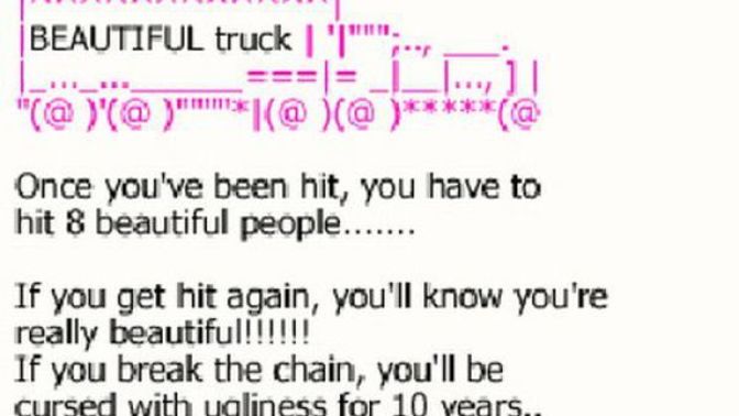 Do reply to chain letters?
