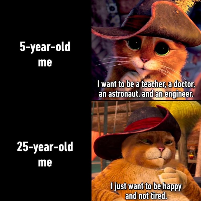What did you wanna be growing up? And what do you want to be now?
