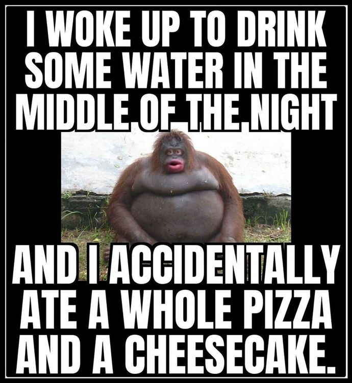 Do you ever overeat at night?